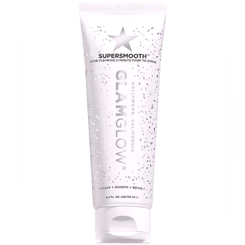 GLAMGLOW Supersmooth Acne Clearing 5-Minute Mask To Scrub. Size 4.2 fl oz